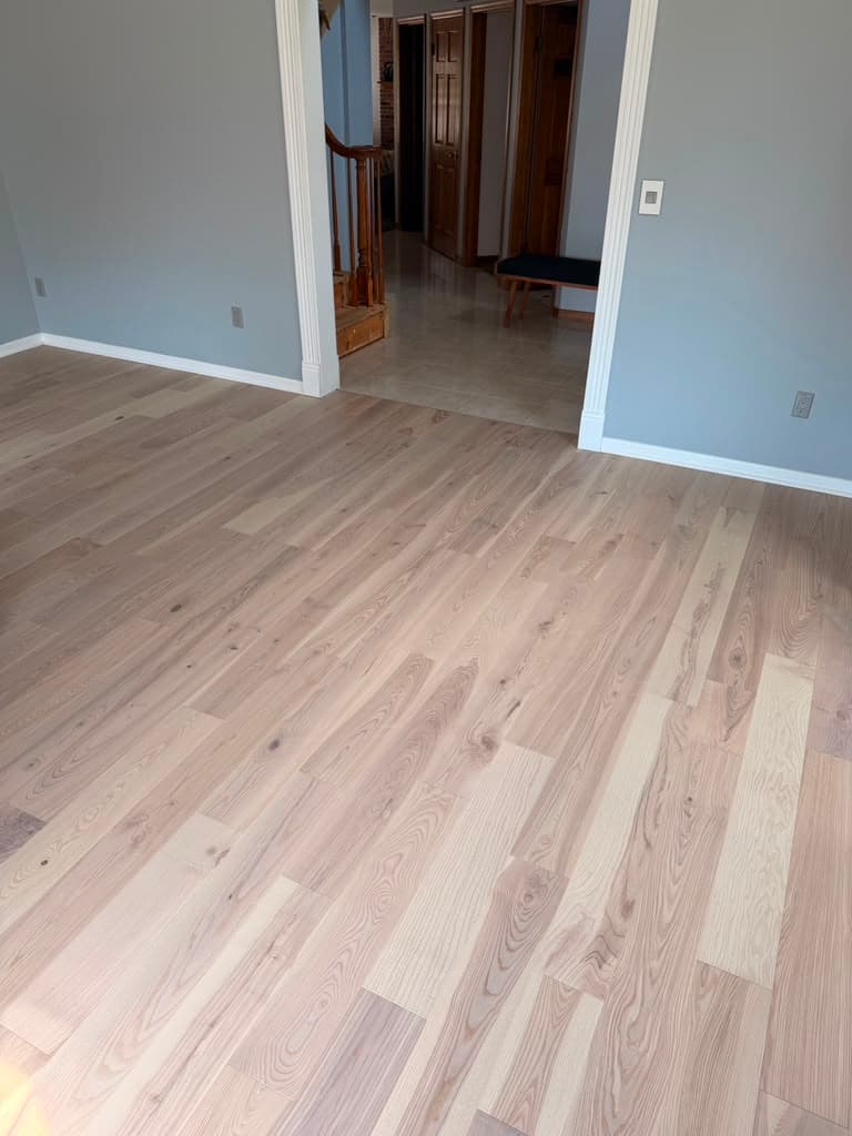 Hardwood floor installation in Central Florida by LuuKs Renovations — project 9