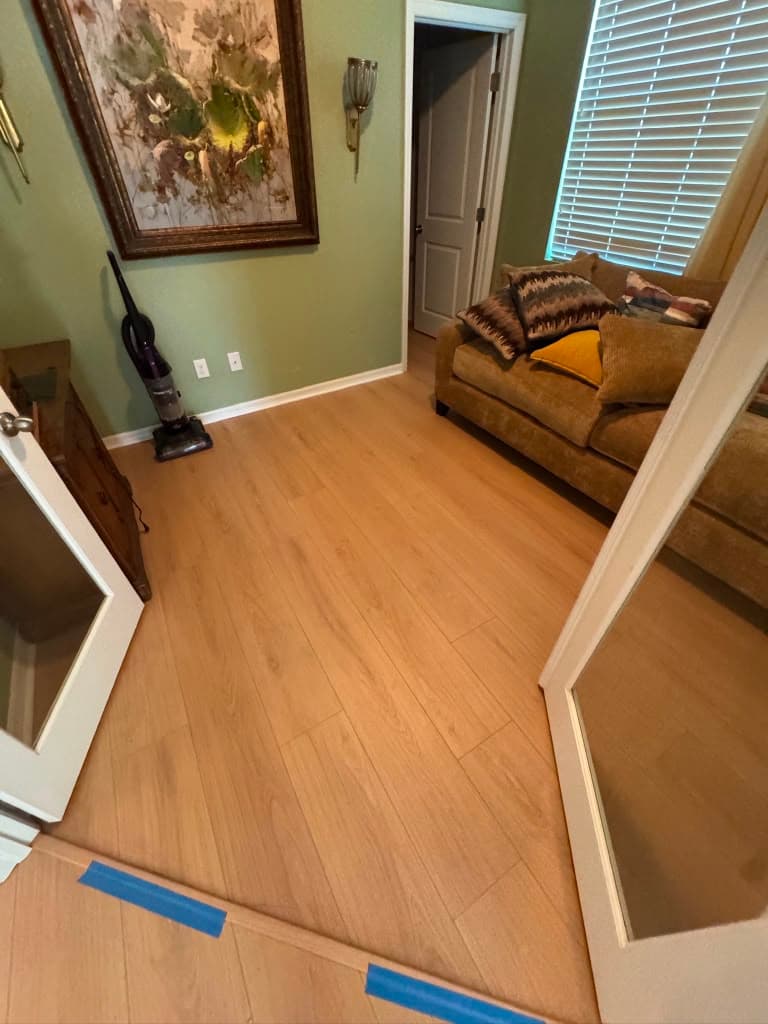 Laminate floor installation in Central Florida — project 6