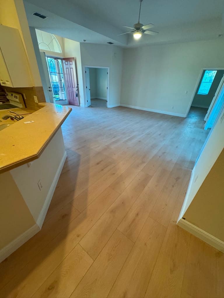 Laminate floor installation in Central Florida — project 7