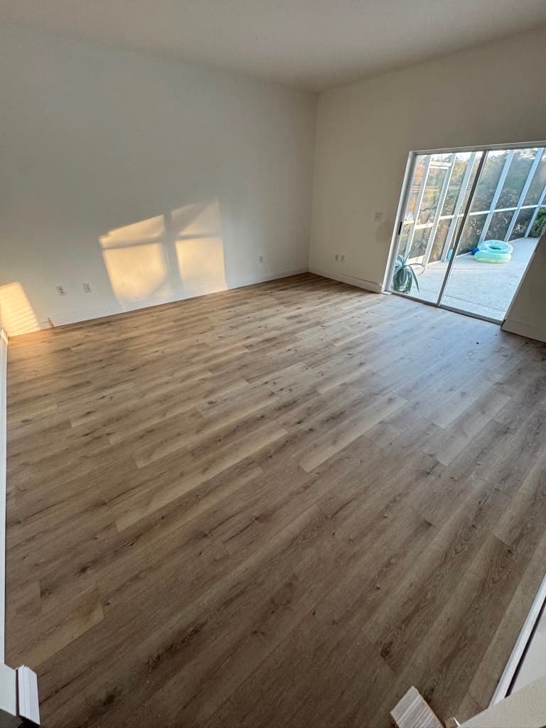 Luxury vinyl plank (LVP) flooring installation in Central Florida — project 8