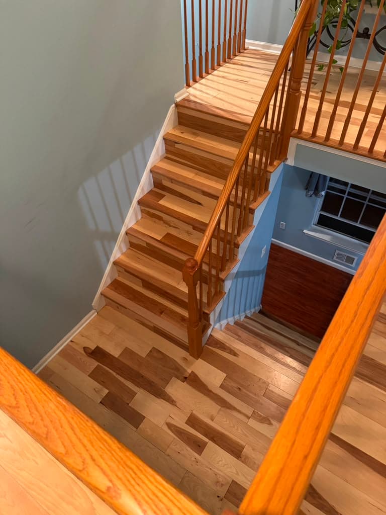 Stairs flooring installation in Central Florida by LuuKs Renovations — project 1