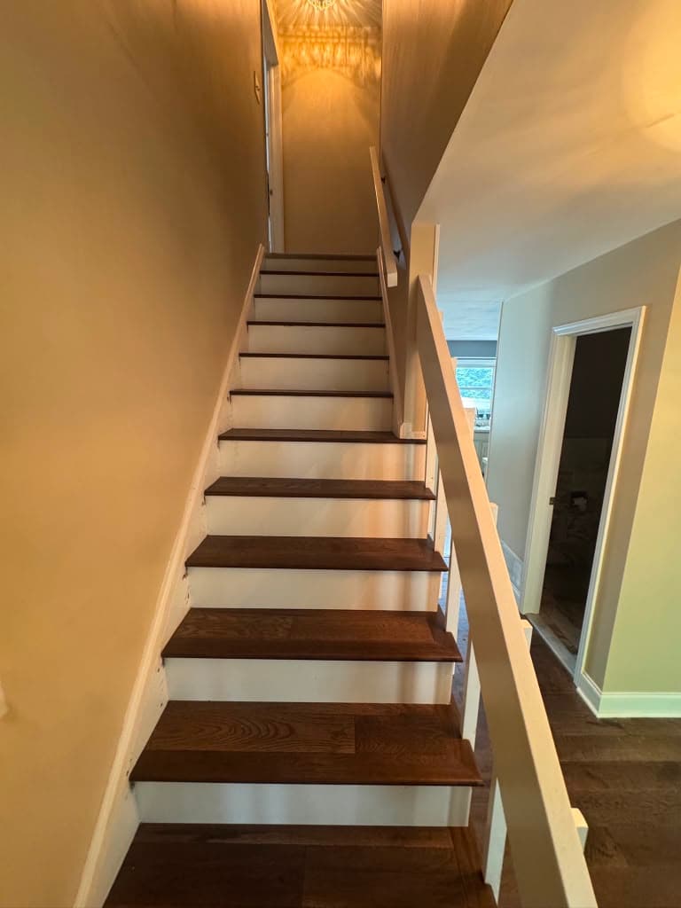 Stairs flooring installation in Central Florida by LuuKs Renovations — project 2