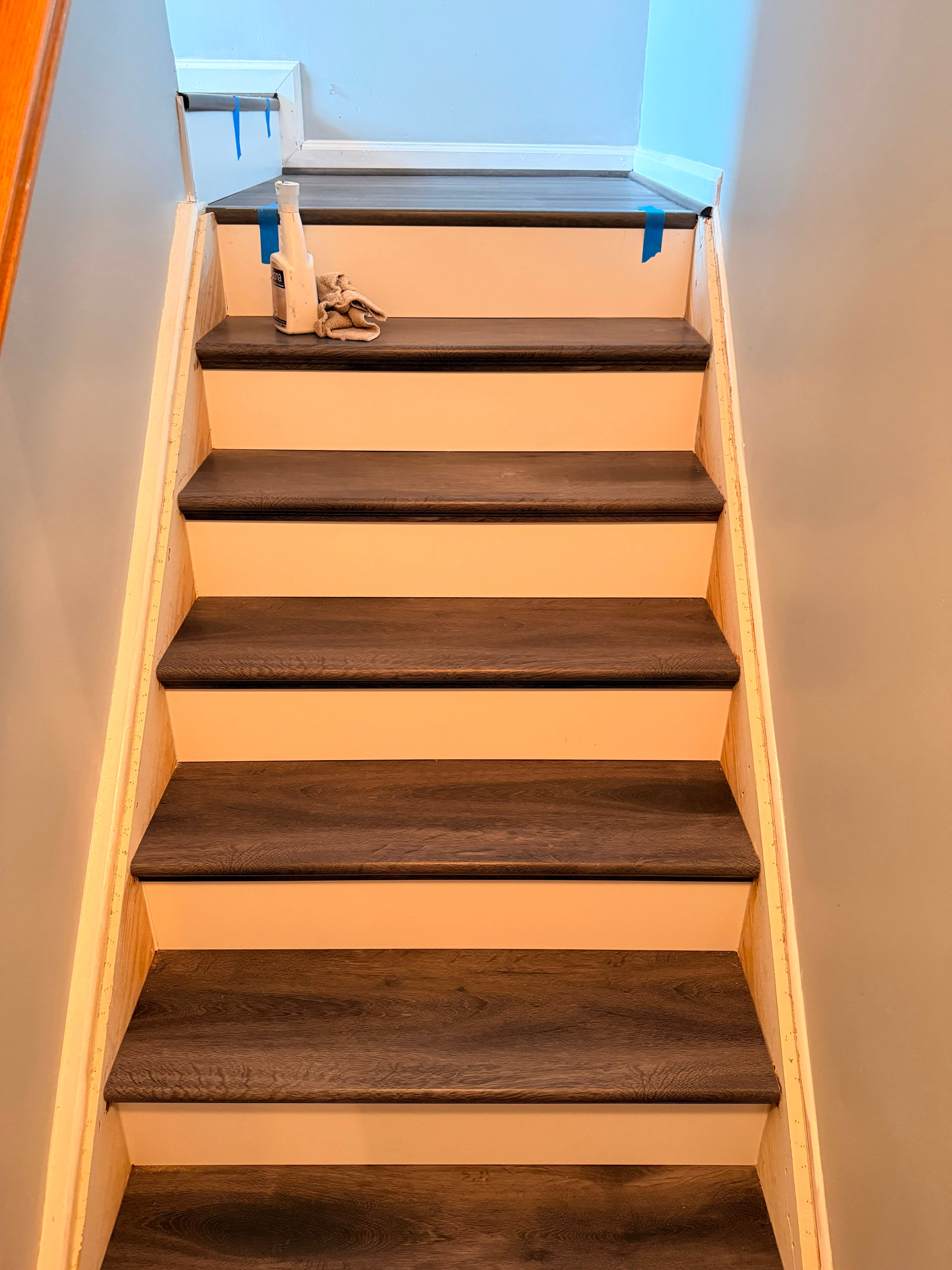 Stairs flooring installation in Central Florida by LuuKs Renovations — project 5